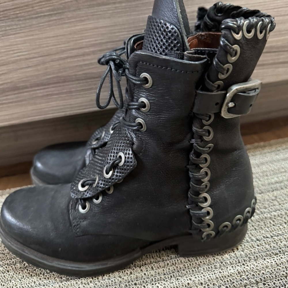EUC 37 AS98 SHERMAN 6.5-7 US CLASSIC BOOT. - Picture 2 of 5